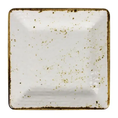 Steelite Craft Melamine Square Plates White 127mm (6 Pack)