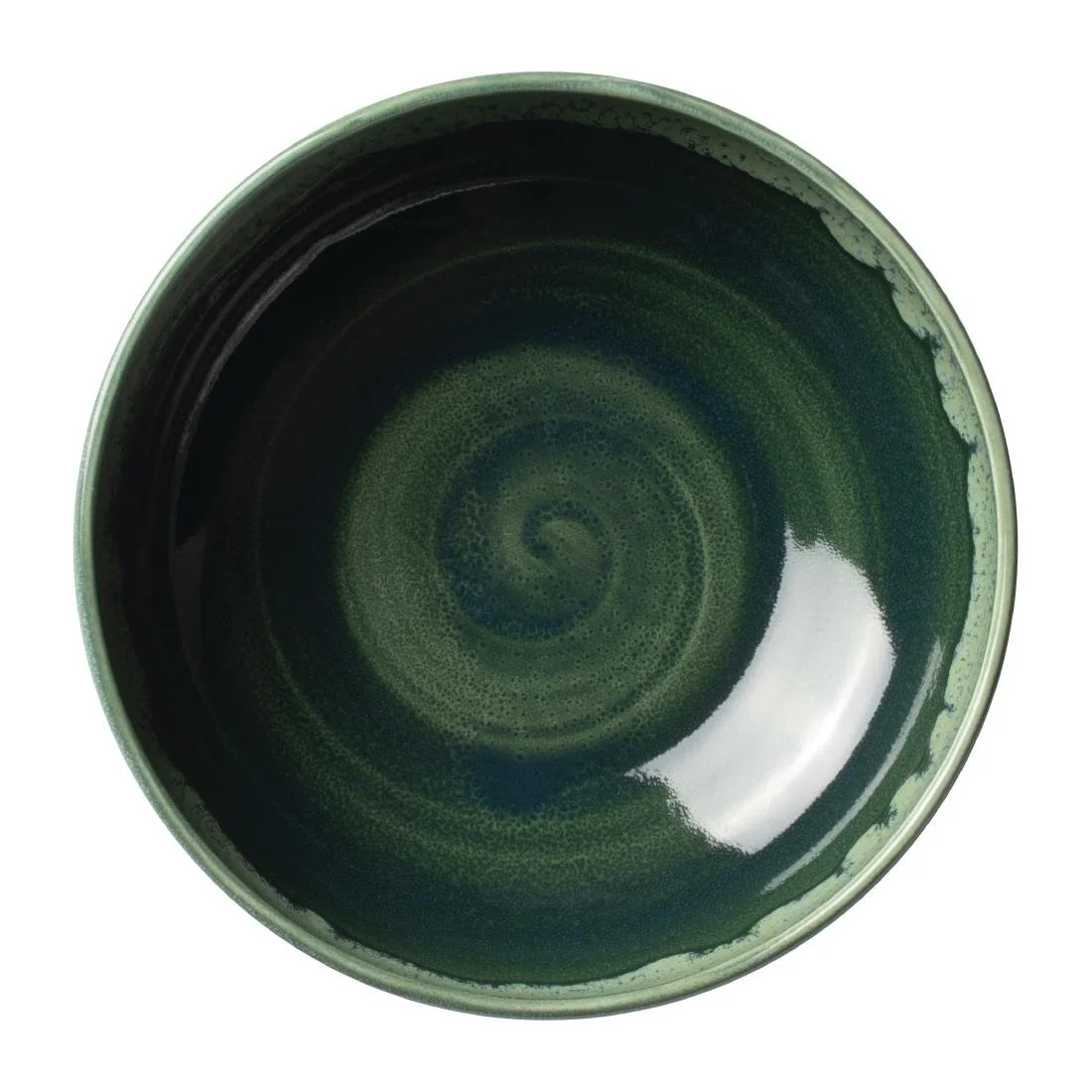 Steelite Aurora Vesuvius Burnt Emerald Bowls 175mm (12 Pack) - Image 2