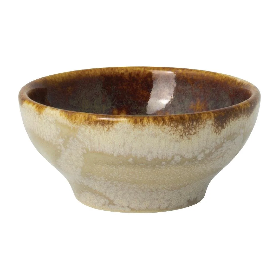Steelite Aurora Vesuvius AmberTulip Bowls 70mm (12 Pack) - Image 1