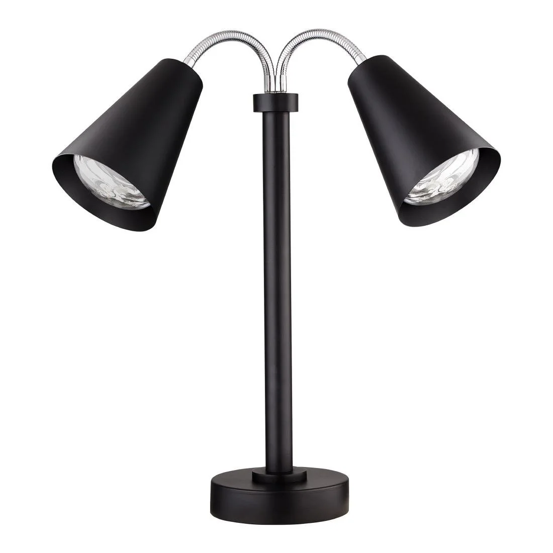 Steelite Creations Modern Double Heat Lamp Black 220V UK Plug