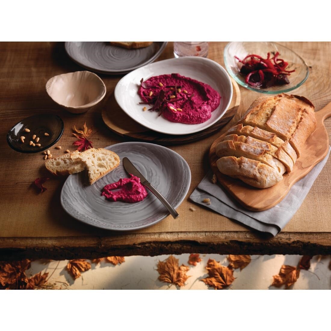 Steelite Scape White Melamine Plates 230mm