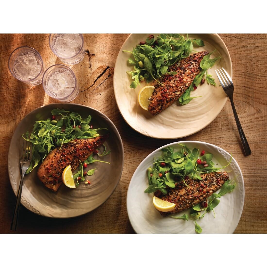 Steelite Scape White Melamine Plates 280mm