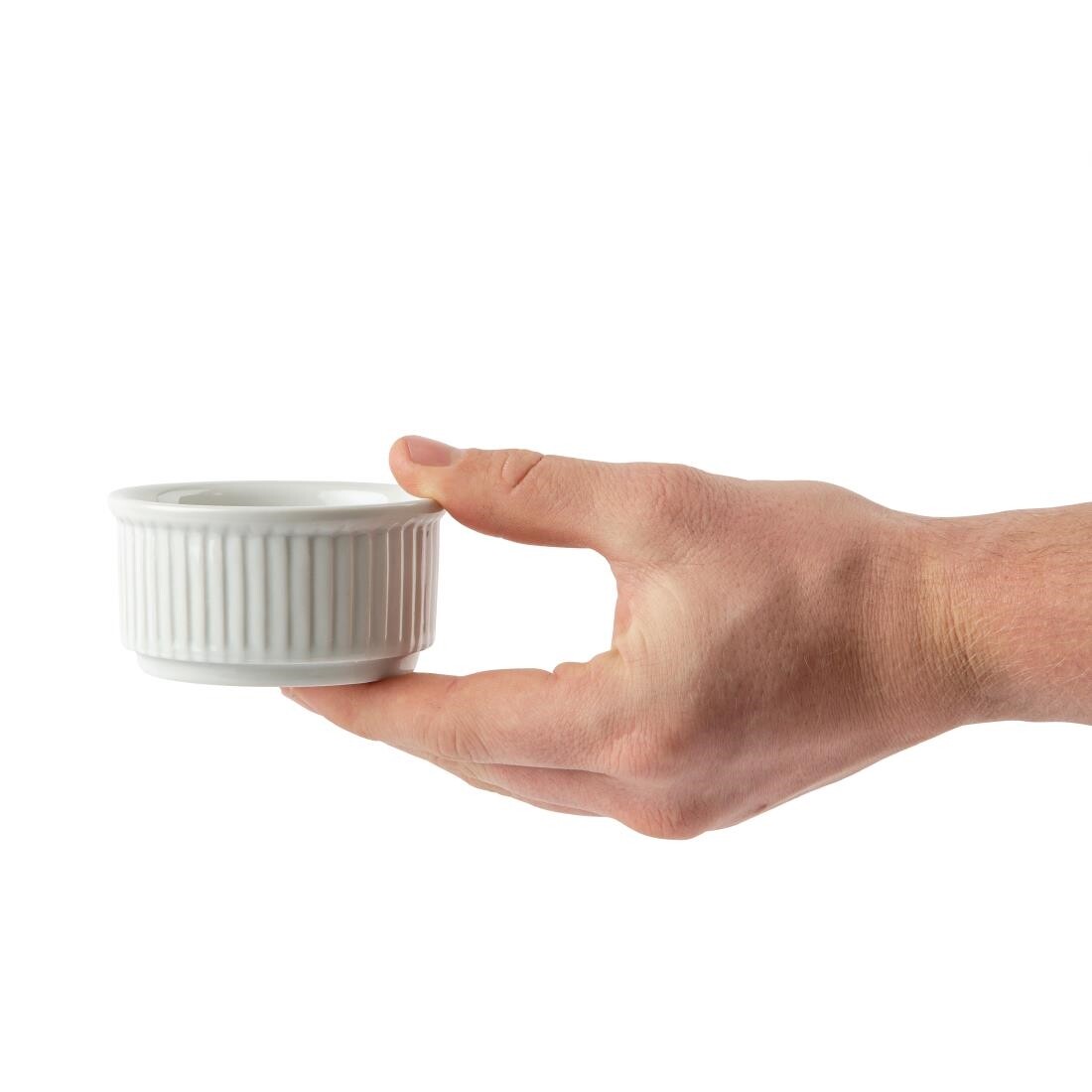 Olympia Whiteware Stacking Ramekins 85mm