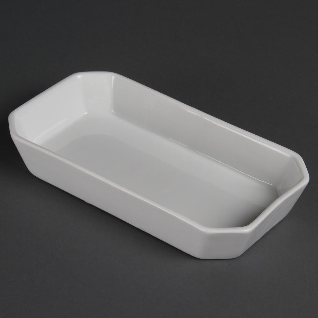 Olympia Whiteware Oblong Hors d'Oeuvre Dishes 235x 122mm