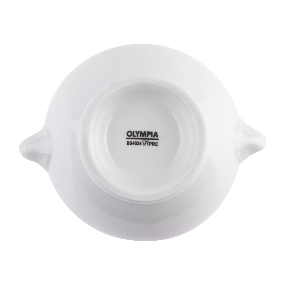 Olympia Whiteware Lion Head Soup Bowls 475ml