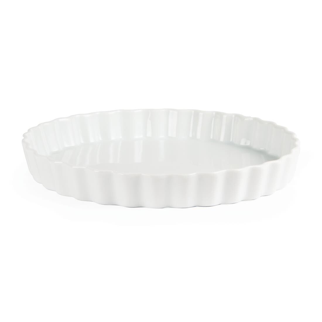 Olympia Whiteware Flan Dishes 265mm