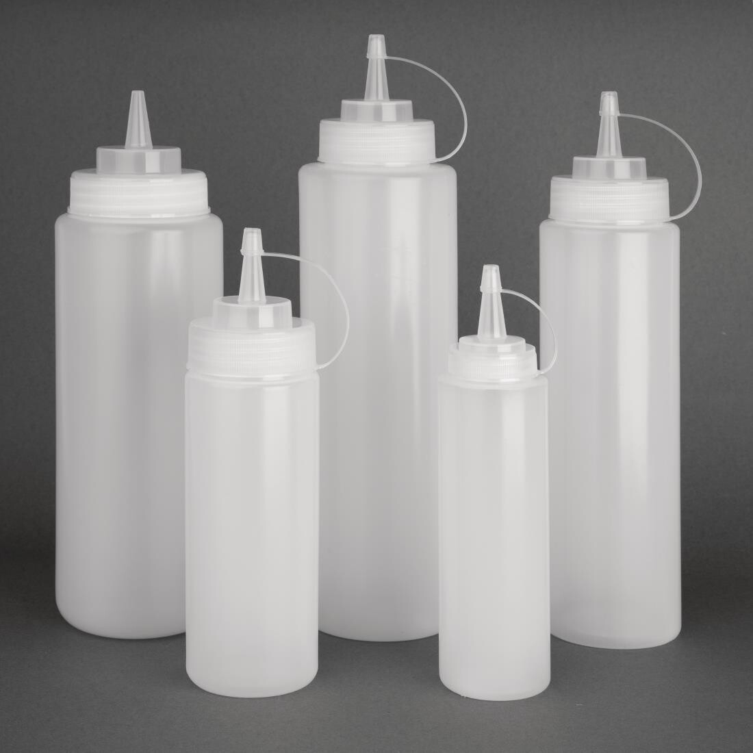 Vogue Clear Squeeze Sauce Bottle 35oz