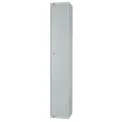 Elite Single Door Coin Return Locker Grey