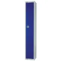 Elite Single Door Electronic Combination Locker with Sloping Top Blue