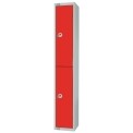Elite Double Door Manual Combination Locker Locker Red