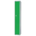 Elite Single Door Manual Combination Locker Locker Green with Sloping Top