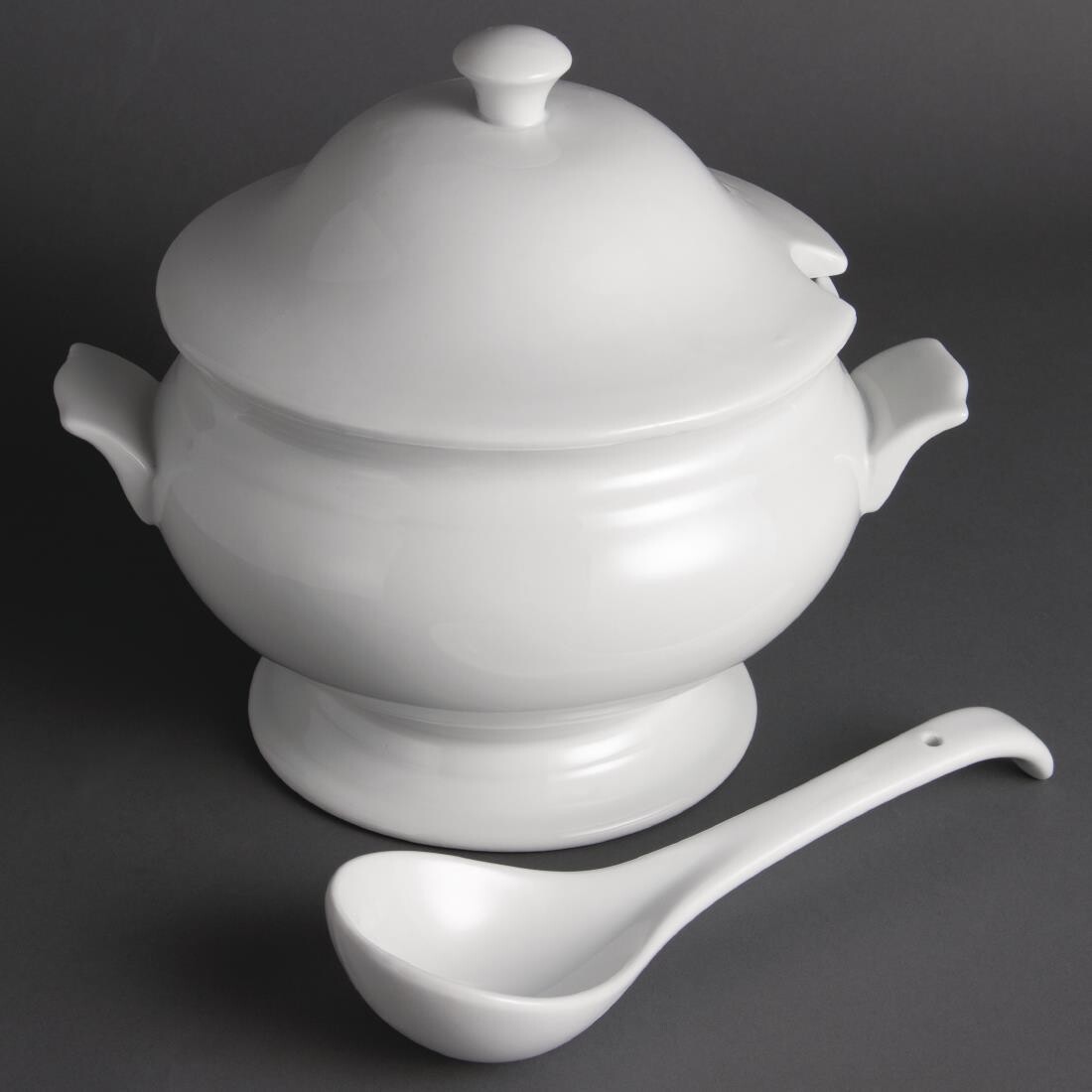 Olympia Soup Tureen and Ladle 2.5Ltr 88oz