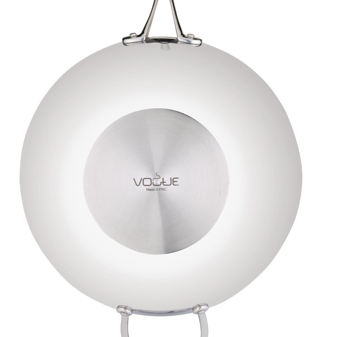 Vogue Tri Wall Wok Flat Base 305mm