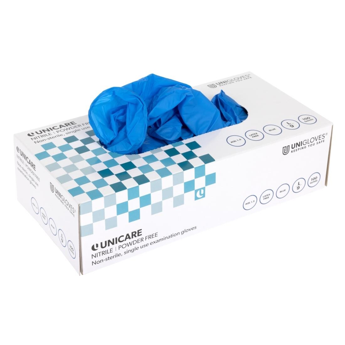Nitrile Powder Free Gloves L