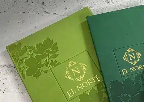 Restaurant menu covers