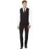 Events Mens Black Waiting Trouser - Long Leg 30"