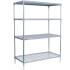 Craven 4 Tier Nylon Coated Wire Shelving with Castors 1825x1475x591mm