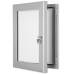 Silver Wall Mounted Outdoor Menu Display Case