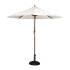 Bolero Round Parasol 2.5m Diameter Cream
