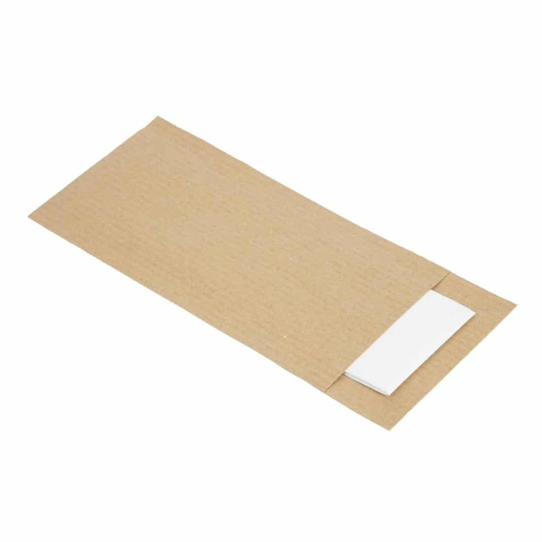 Europochette Brown Cutlery Pouch with White Napkin - Image 2