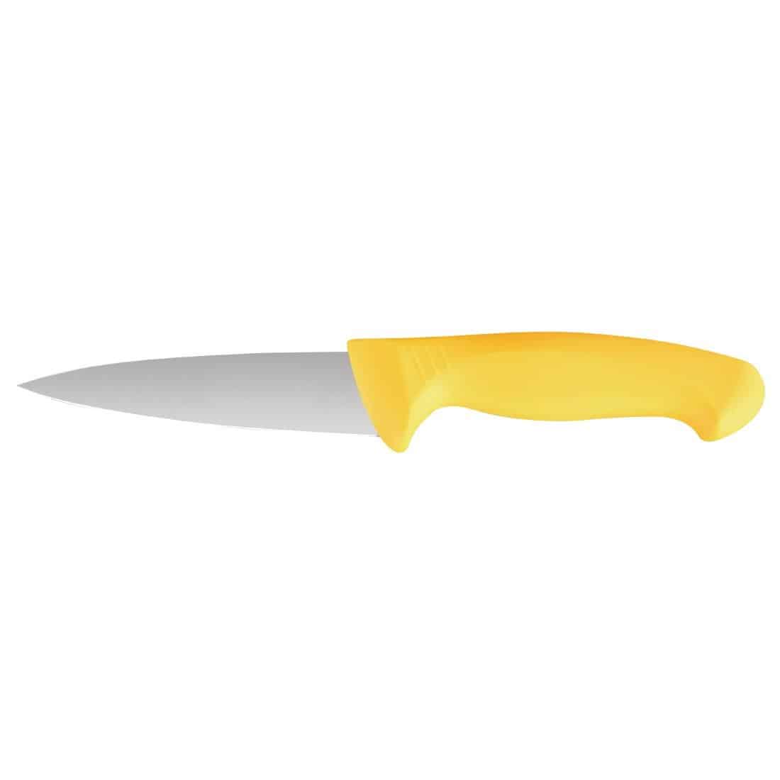 Vogue Yellow Handle 6 Piece Knife Set with Wallet - Image 2