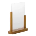 Securit Acrylic Menu Holder With Wooden Frame A4 - CE408 - Smart Hospitality Supplies