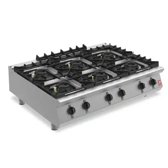 Falcon F900 Six Burner Countertop Boiling Hob Natural Gas G90126A