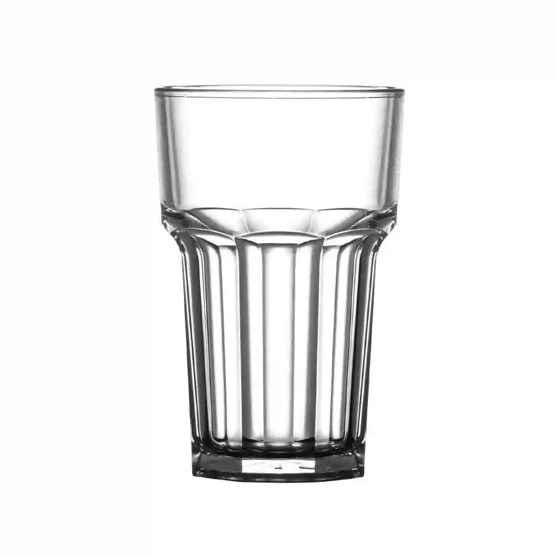 BBP Polycarbonate Nucleated American Highball Glasses Half Pint CE Marked