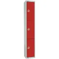 Elite Four Door Electronic Combination Locker Red