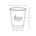 Vegware Hot Cup White Double Wall 8oz 79-Series (Pack of 500) - Image 5