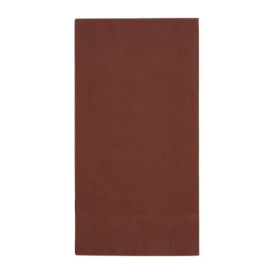 Fiesta Recyclable Dinner Napkin Mocha 40x40cm 2ply 1/8 Fold (Pack of 2000)