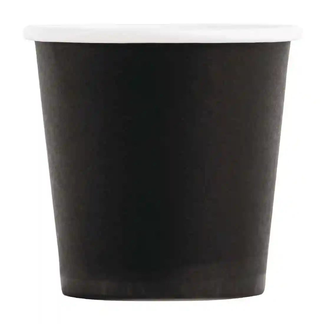 Fiesta Recyclable Espresso Cups Single Wall Black 112ml / 4oz (Pack of 50) - Image 2
