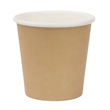 Fiesta Recyclable Espresso Cups Single Wall Kraft 112ml / 4oz (Pack of 50)