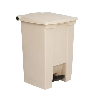 Rubbermaid Step-On Pedal Bin Beige 45.5Ltr