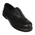 Lites Black Slip On Safety Shoes - Image 2