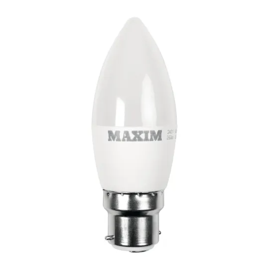 Maxim LED Candle Bayonet Cap Warm White 6W (10 Pack)