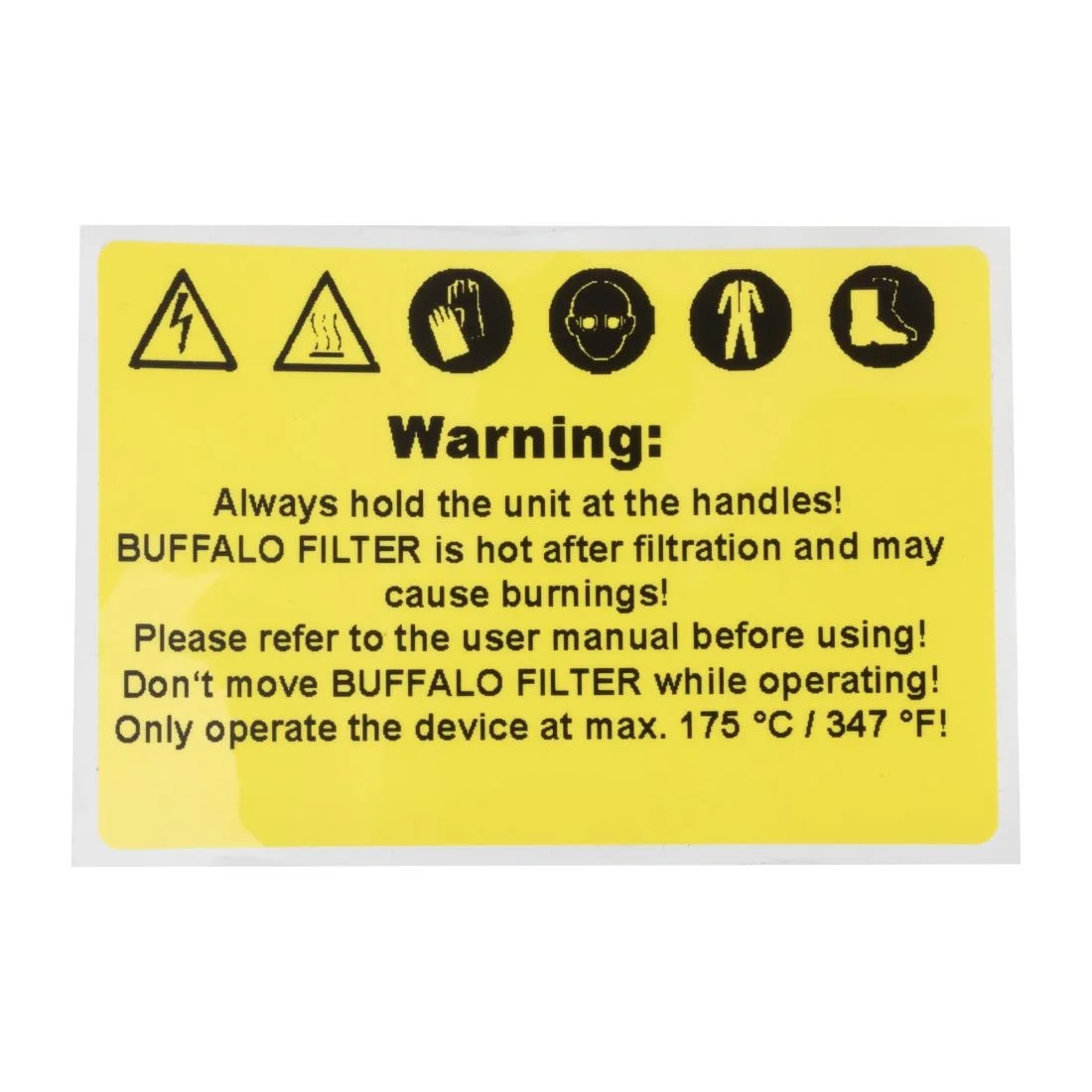 Buffalo Warning Label - Image 1
