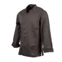 Chef Works Urban Hartford Lightweight Zipper Chefs Jacket Graphite - Image 13