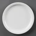 Olympia Whiteware Narrow Rimmed Plates 230mm - Image 1