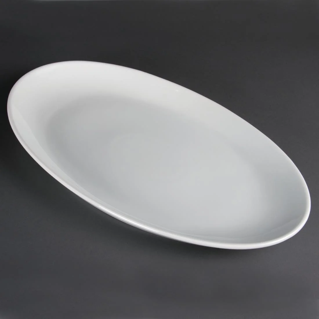 Olympia French Deep Oval Plates 500mm - Image 1