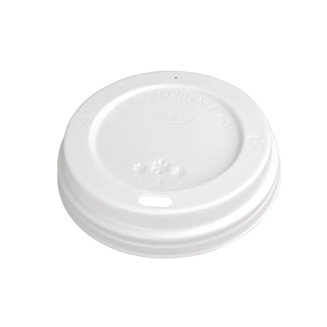 Fiesta Recyclable Coffee Cup Lids White 340ml / 12oz and 455ml / 16oz (Pack of 1000) - Image 1