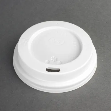 Fiesta Recyclable Coffee Cup Lids White 225ml / 8oz (Pack of 50)