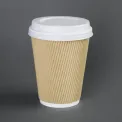Fiesta Recyclable Coffee Cup Lids White 225ml / 8oz (Pack of 50) - Image 4
