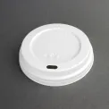 Fiesta Recyclable Coffee Cup Lids White 340ml / 12oz and 455ml / 16oz (Pack of 50) - Image 1