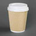Fiesta Recyclable Coffee Cup Lids White 340ml / 12oz and 455ml / 16oz (Pack of 50) - Image 4