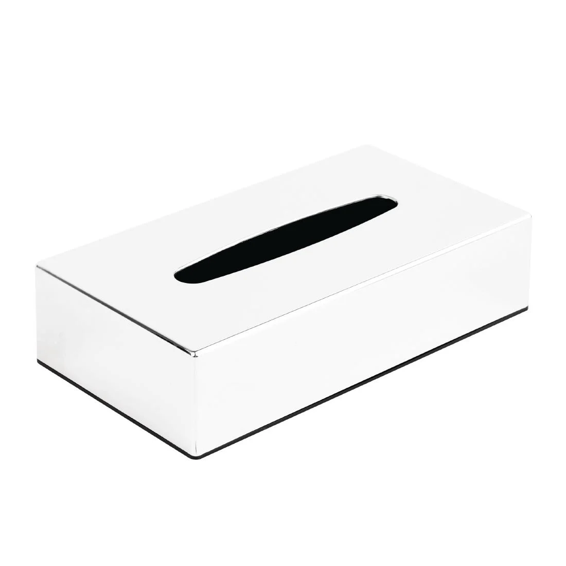 Bolero Chrome Rectangular Tissue Holder - Image 1