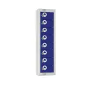 Elite Personal Effects Locker 8 Door Blue Camlock - Image 1