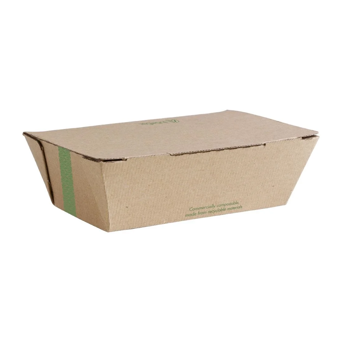 Vegware Compostable Microflute Takeaway Box 8x5" (Pack 250) - Image 3