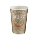 Huhtamaki Enjoy Double Wall Disposable Hot Cups 455ml / 16oz (Pack of 560) - Image 5