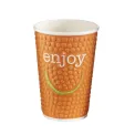 Huhtamaki Enjoy Double Wall Disposable Hot Cups 455ml / 16oz (Pack of 560) - Image 6